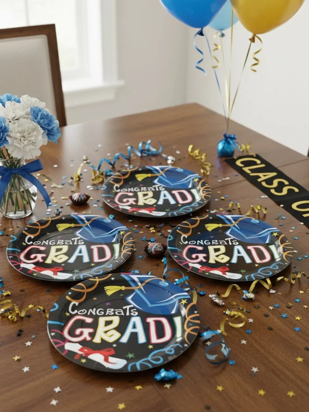 Graduation Party Plates Congrats Grad Dessert 7